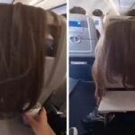 Woman Calls Plane Passenger ‘Very Weird’ For Draping Their Hair Onto Her Tray Table