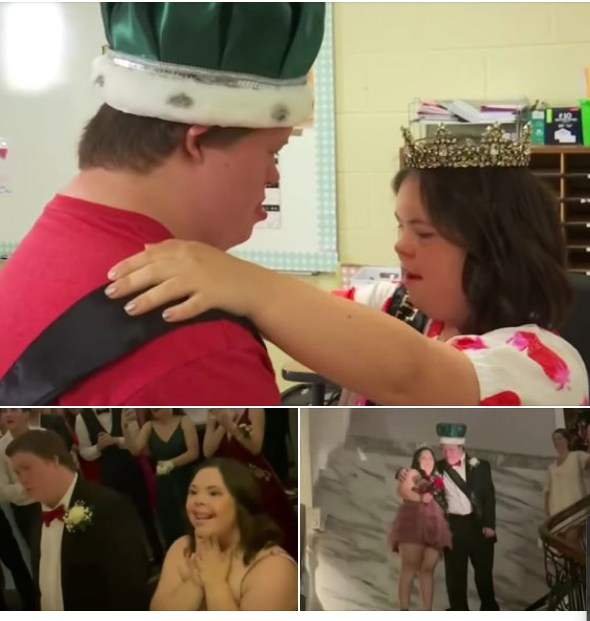 High School Crowns Two Students With Down Syndrome As Prom King And Queen