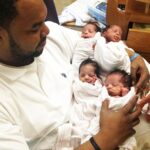 Last Kiss Before Child Delievery: A Man Lost His Wife And Became a Single Dad To Quadruplets!