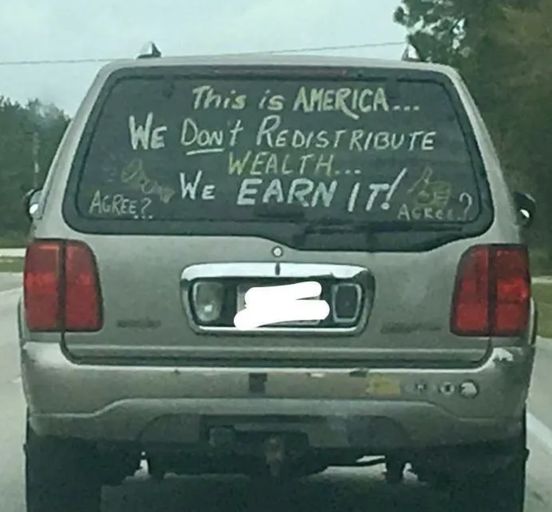 ‘Controversial’ Message Seen On Back Of SUV Sparks