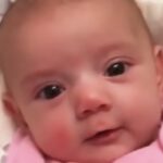 Mom is overjoyed when her two-month-old says, “I love you,”