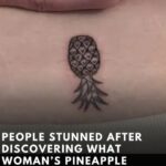 People Stunned after Discovering what Woman’s Pineapple Tattoo Stands For