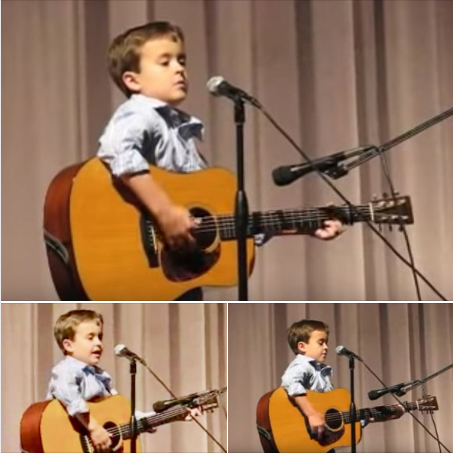 Young Boy Who Sounds Like Johnny Cash Brings Audience To Standing Ovation