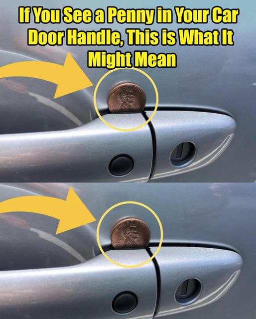 If You See a Penny in Your Car Door Handle, This is What It Might Mean