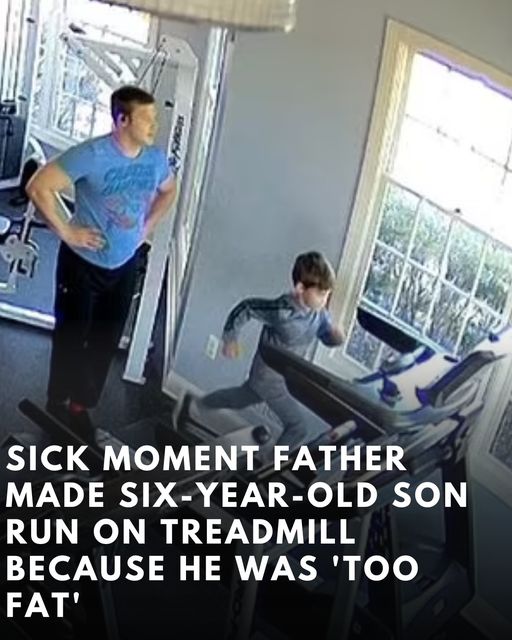 Sick Moment Father Made Six Year Old Son Run On Treadmill Because He Was ‘Too Fat’