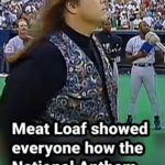 (VIDEO)Meat Loaf showed everyone how the National Anthem should be sung.