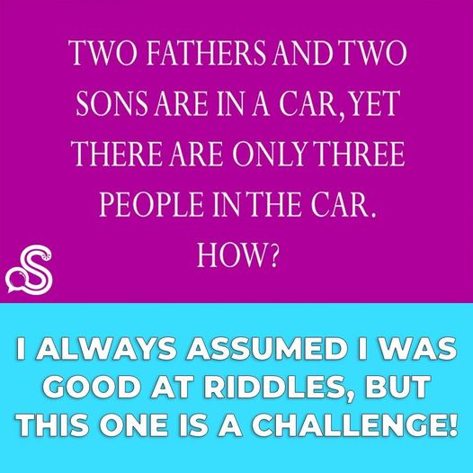 I Always Assumed I Was Good At Riddles, But This One Is a Challenge!