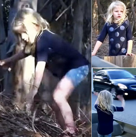 Girl Springs Into Action to Save Family After Their Car Goes Down 40-Foot Embankment