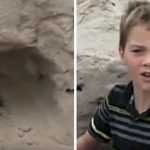 11-Year-Old Boy Playing On Beach Finds A Little Girl Buried Alive In Sand, Immediately Jumps To Action