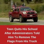 Teen Quits His School After Administrators Told Him To Remove The Flags