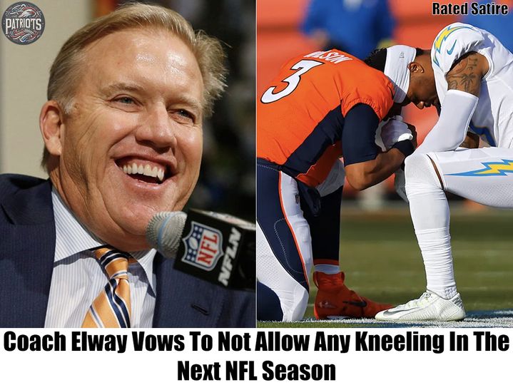 Breaking: Following Mike Tomlin, John Elway Bans Anthem Kneeling On The Field