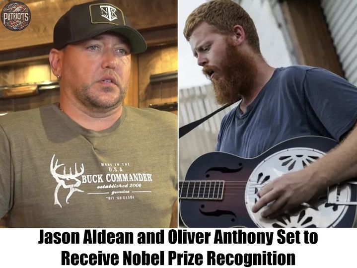 Breaking: Country Stars Jason Aldean and Oliver Anthony to be Honored with Nobel Prize