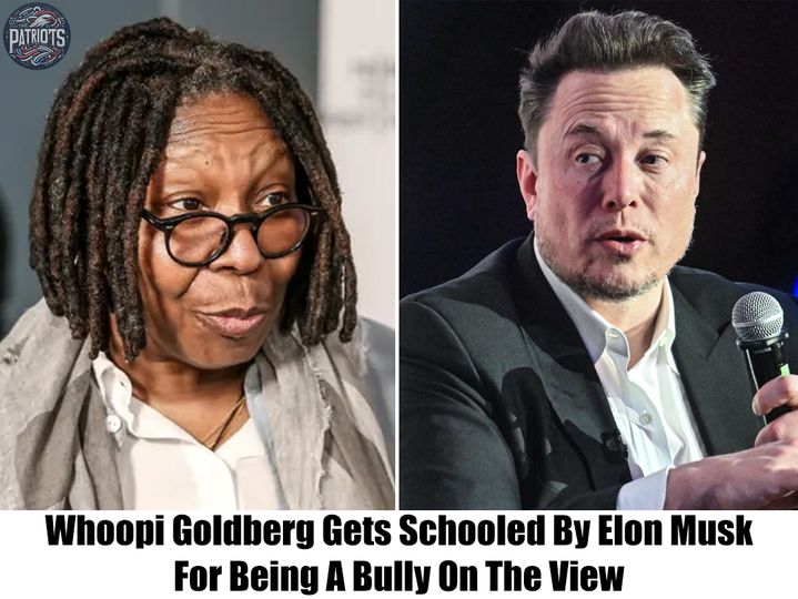 Just in: Whoopi Goldberg Gets Schooled By Elon Musk For Being A Bully On The View