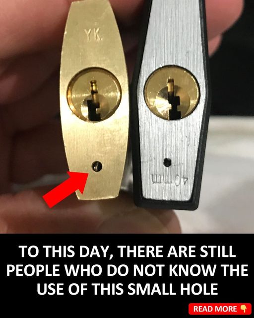 What is That Little Hole At The Bottom of a Padlock For?