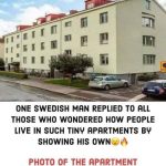 How do Swedish people live in such tiny apartments? This man showed what is in the inside of his tiny apartment and surprised everyone!