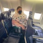 Woman tries to take her seat on a plane – but she refuses, and what happens next has the internet is divided