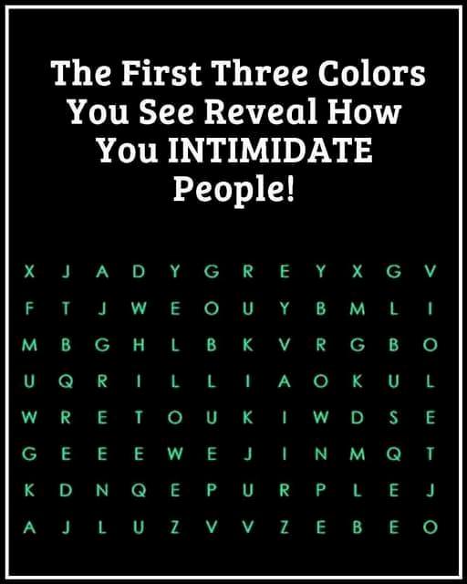 What Colors Do You Notice First?