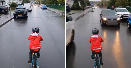 Dad Explodes At Driver Who Squeezed Past His Bicycling 5-Year-Old On The Road