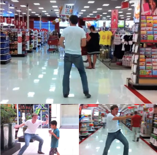 Man Turns Heads In Laughter Dancing To Classic Movie Song ‘Footloose’ In Store