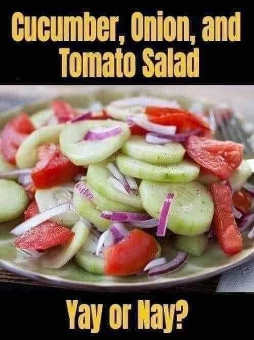 Marinated Cucumber, Onion, and Tomato Salad