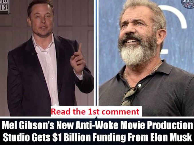 Breaking: Elon Musk Invests $1 Billion in Mel Gibson and Mark Wahlberg’s New Un-Woke Production Studio