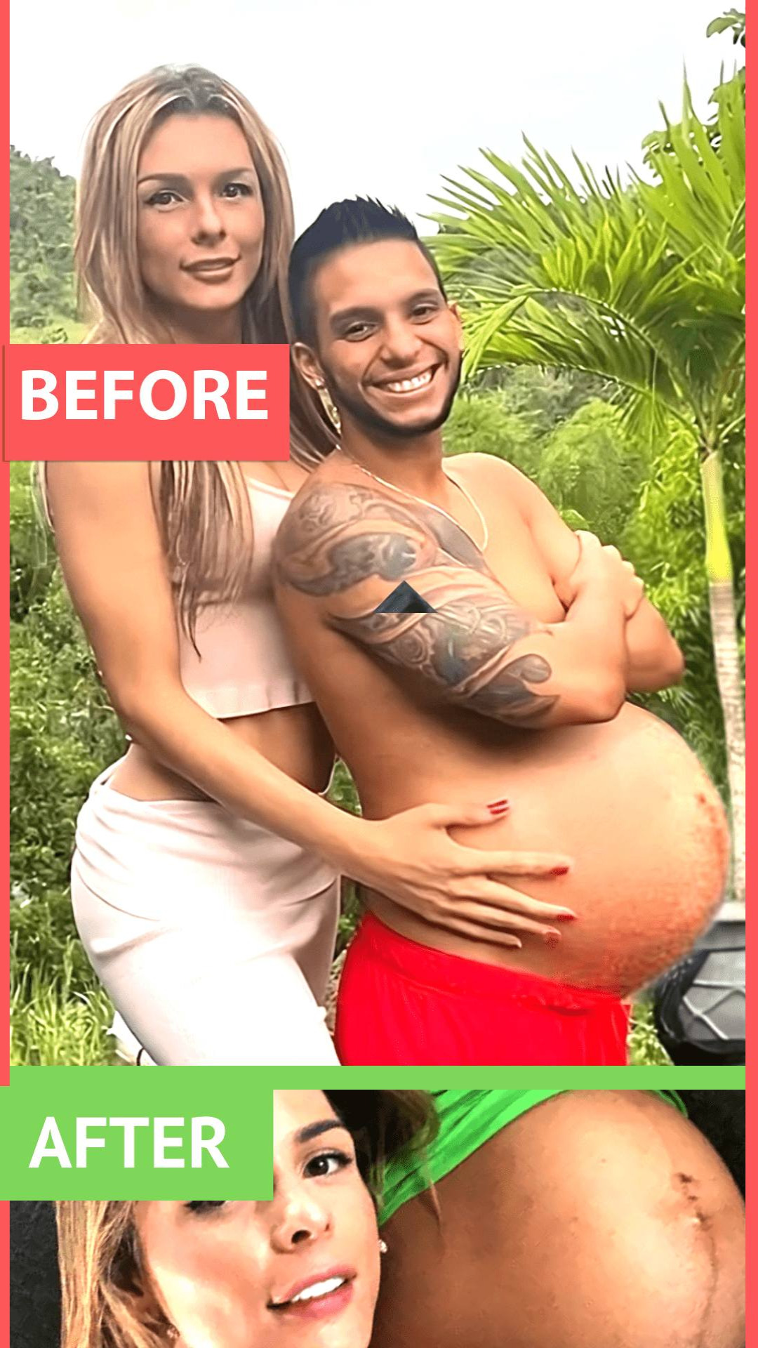 COLOMBIAN MODEL SHARES PICTURES OF HER PREGNANT HUSBAND…