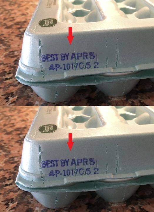 Pay attention to this date from now on. It’s not an ordinary expiration date. After working for years and years in grocery stores, I see that most people just randomly buy eggs without really noticing this detail