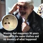 Missing dad reappears 30 years later with the same clothes and no memory of what happened