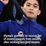 Olympic gymnast to receive list of insane rewards from country after winning two gold medals