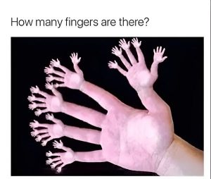 How Many Fingers Can You See in This Optical Illusion?